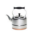 Stainless Steel Tea Kettle with Copper Bottom (2 Quart)